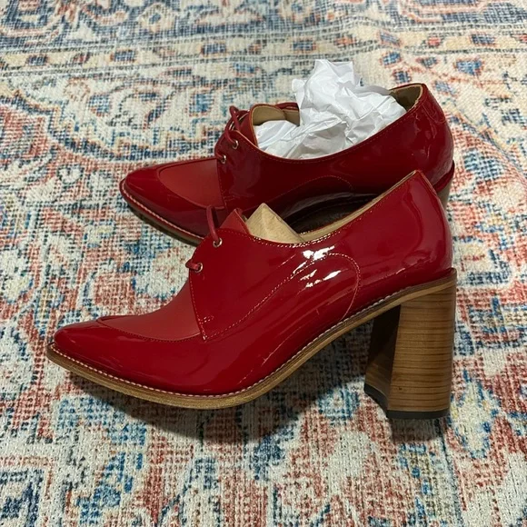 The Office of Angela Scott Miss Cleo Pointed Toe Loafer Pump SZ 39.5 NIB - Picture 4 of 10